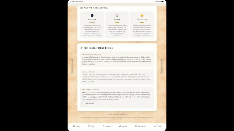 Daily Stoicism screenshot 1 (video preview)
