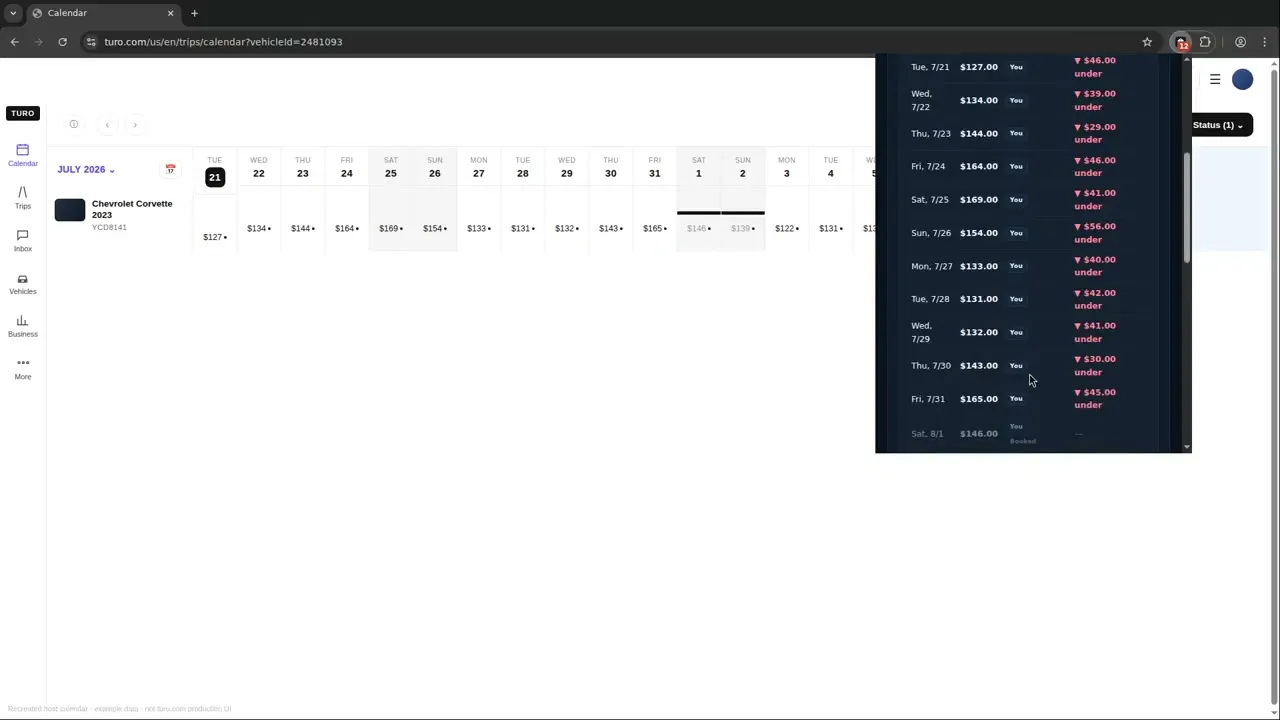 Pricing Lab for Turo hosts gallery image