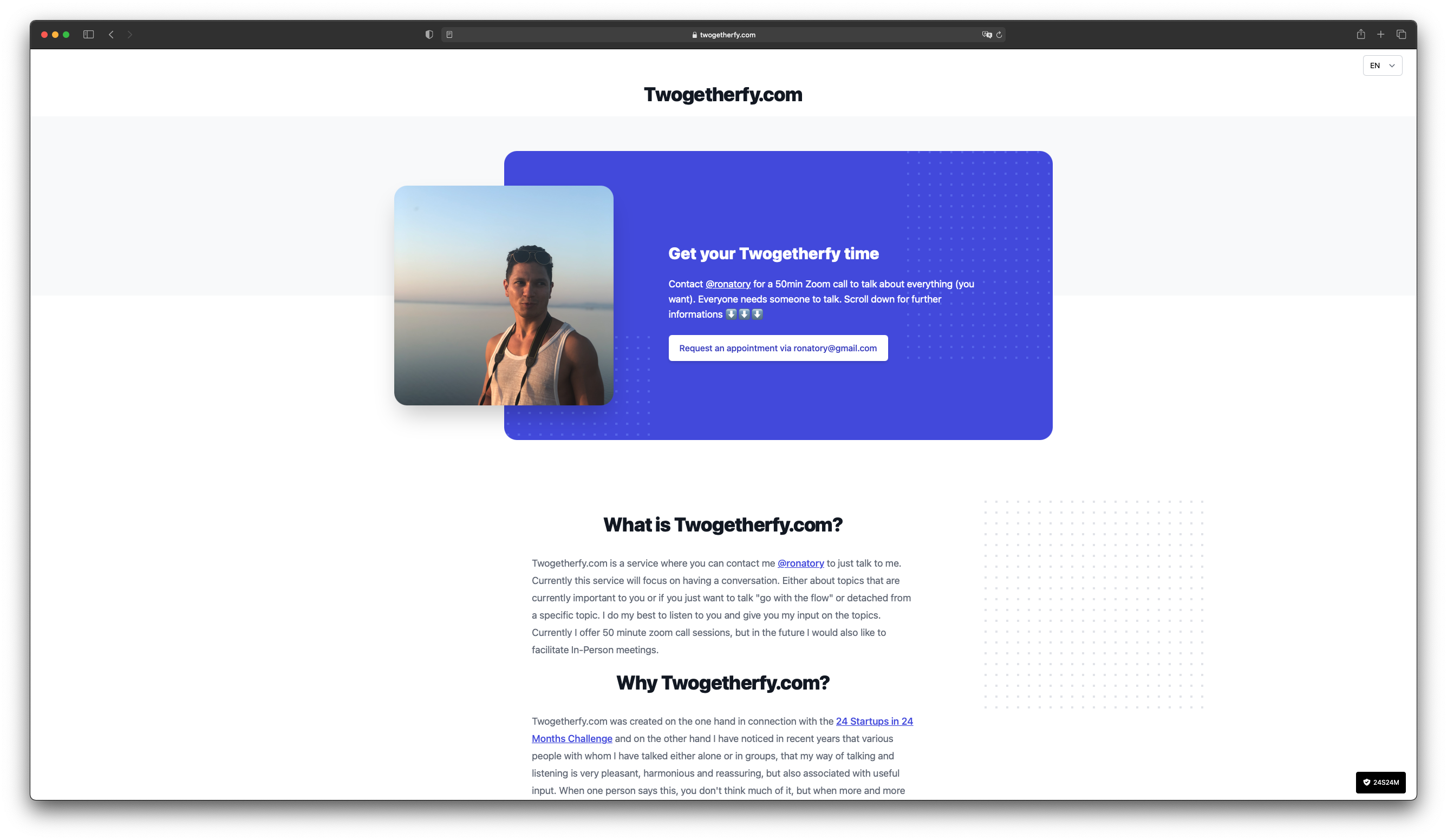 Twogetherfy - Everyone needs someone to talk media 1