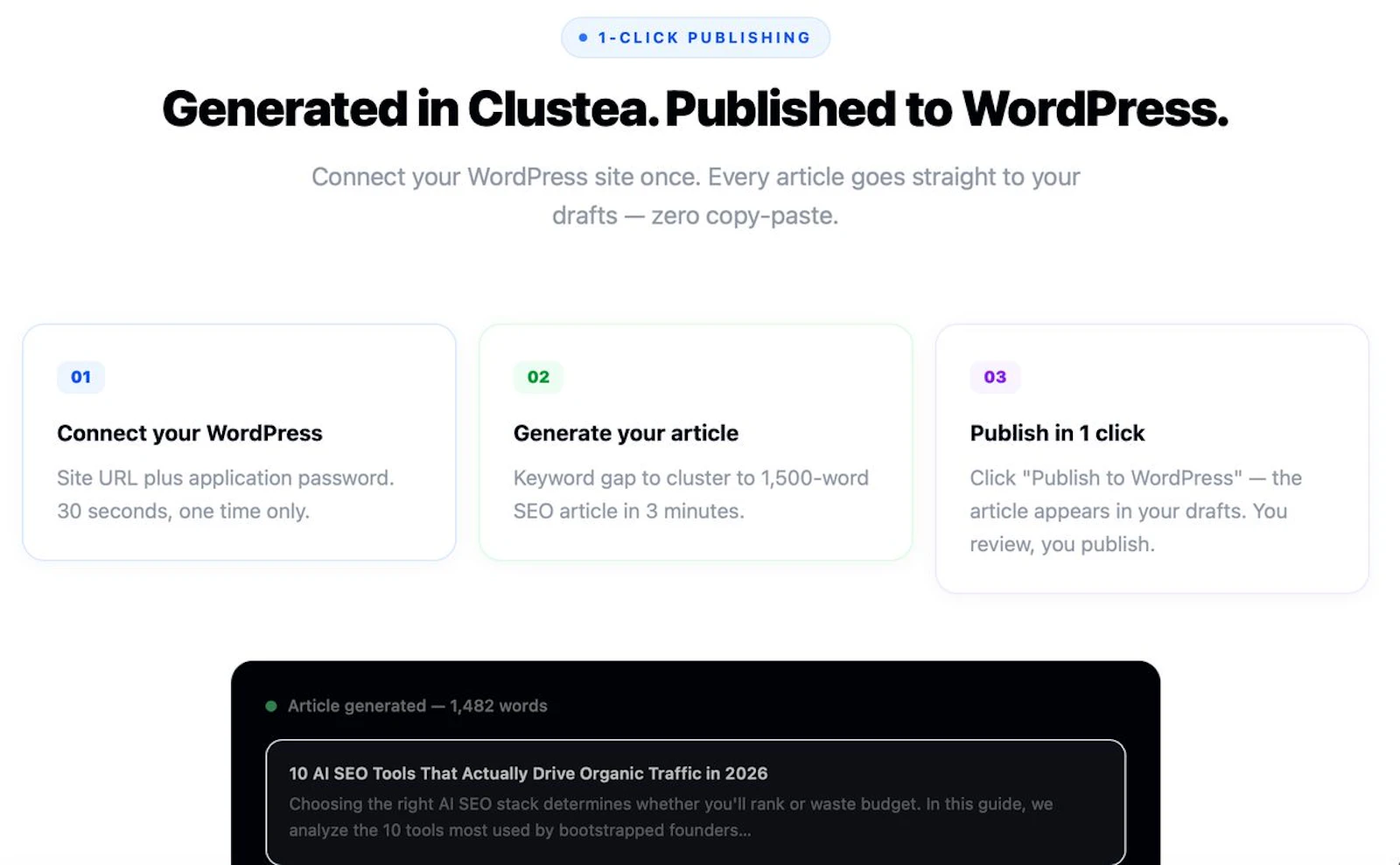 Clustea screenshot 3