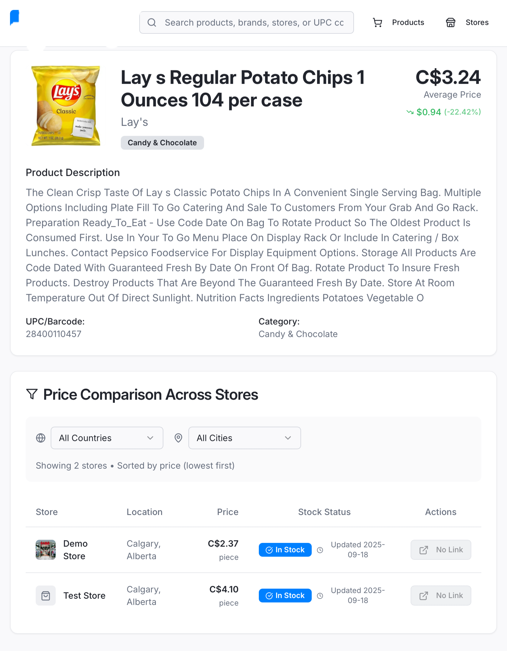 Compare Grocery Prices Across Stores gallery image