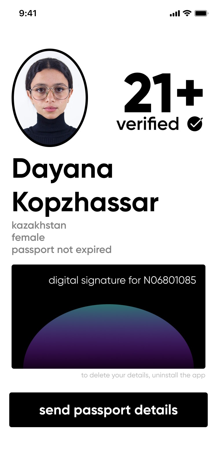 1821 app - prove your age with Apple NFC gallery image