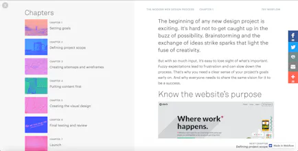The modern web design process gallery image