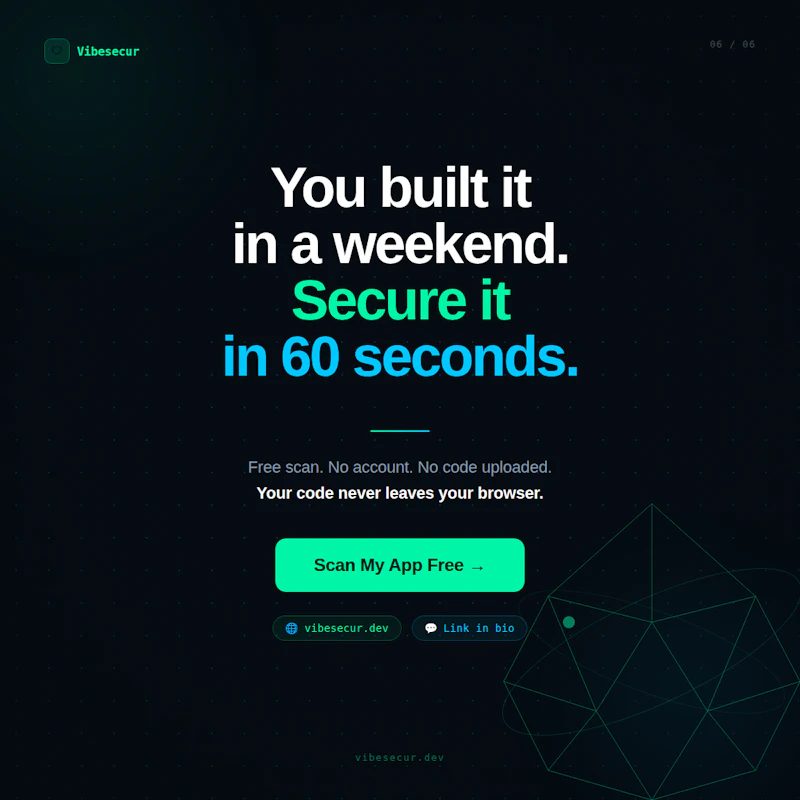 Vibesecur — Launching Soon screenshot 8