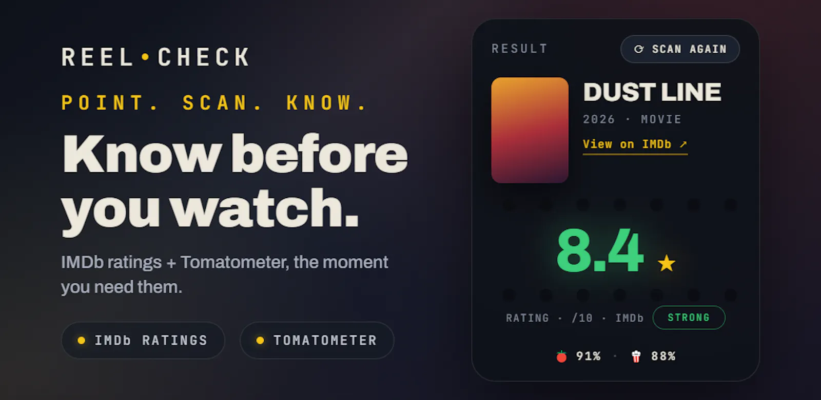ReelCheck screenshot 2