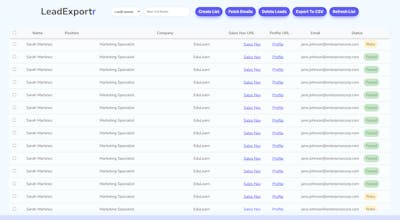 LeadExportr gallery image