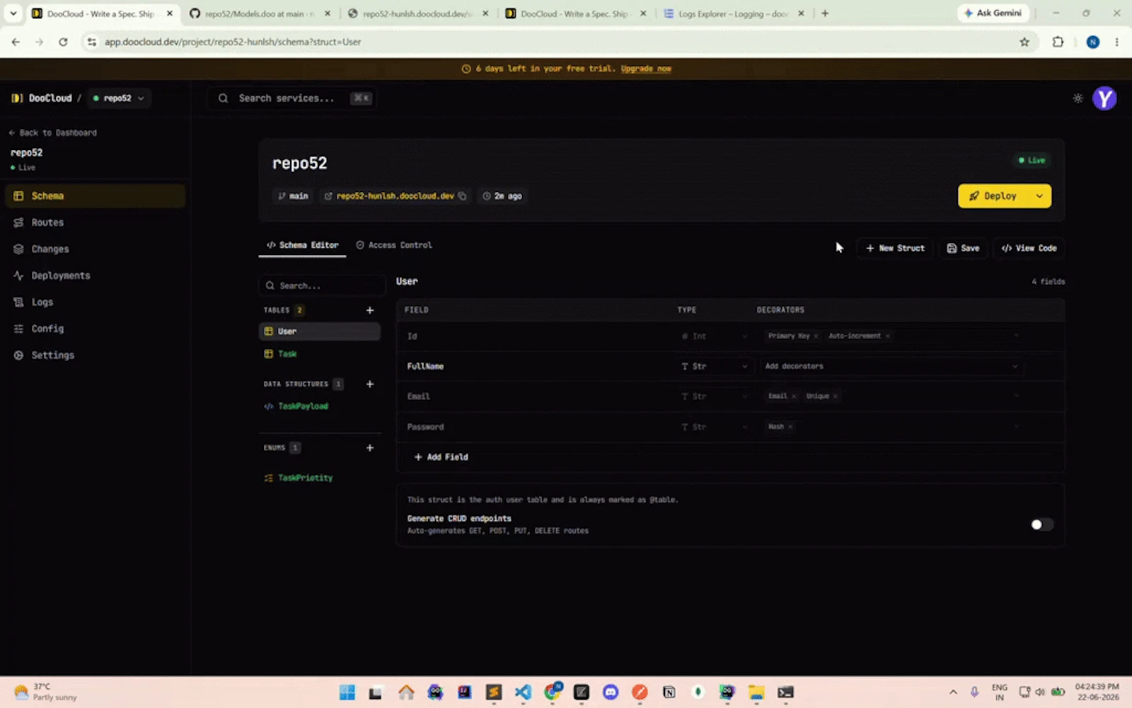 DooCloud screenshot 1 (video preview)