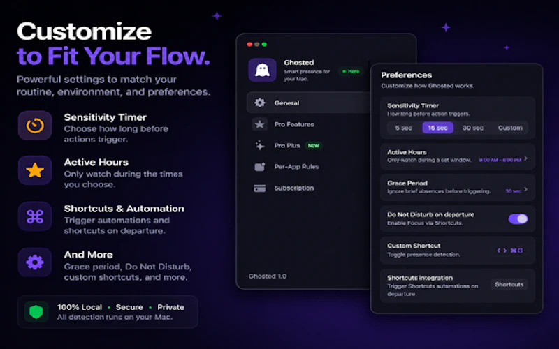 Ghosted: Smart Presence screenshot 3