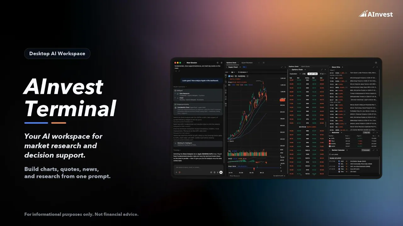 AInvest Terminal gallery image