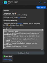 Telegram Logger gallery image