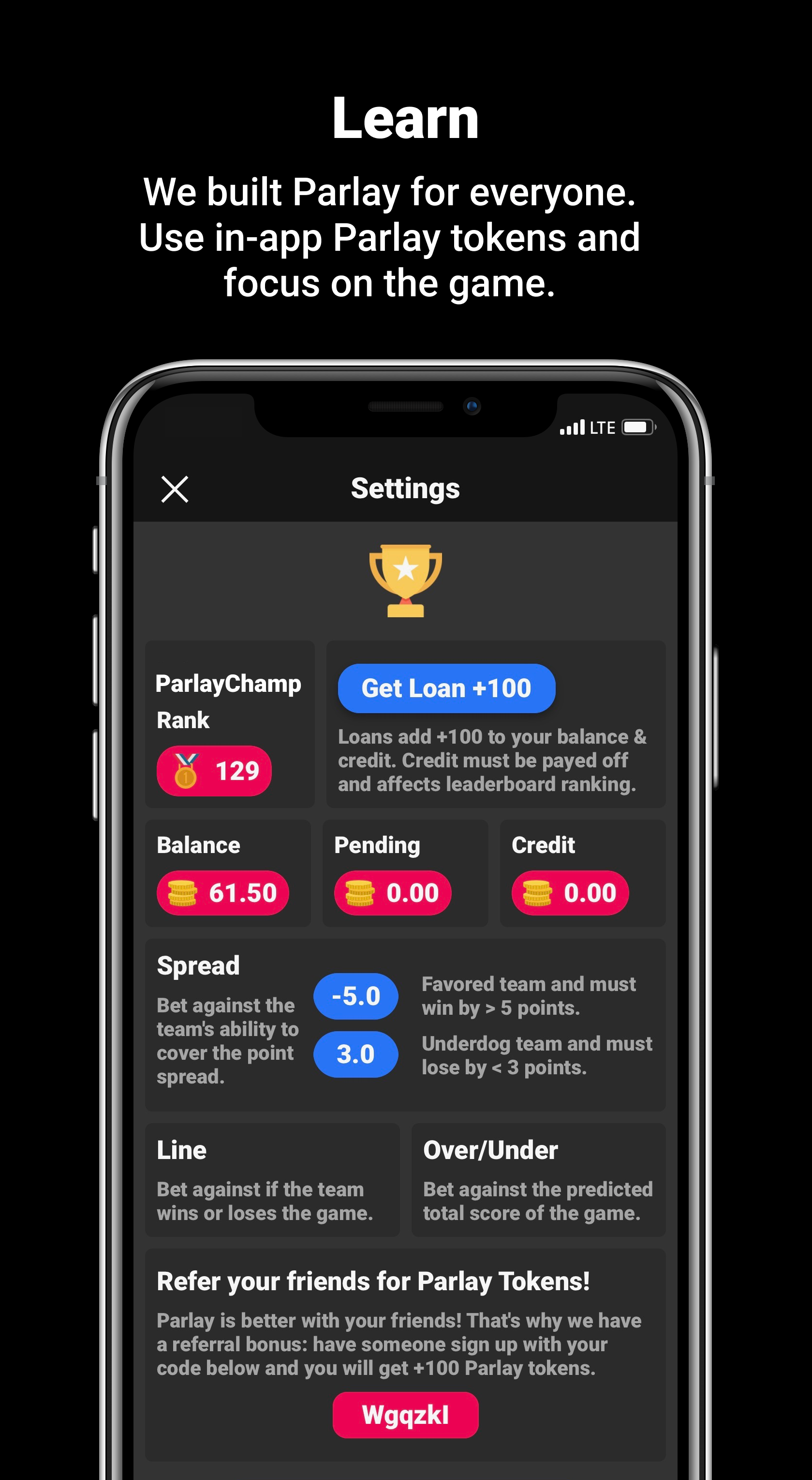 Parlay Betting App