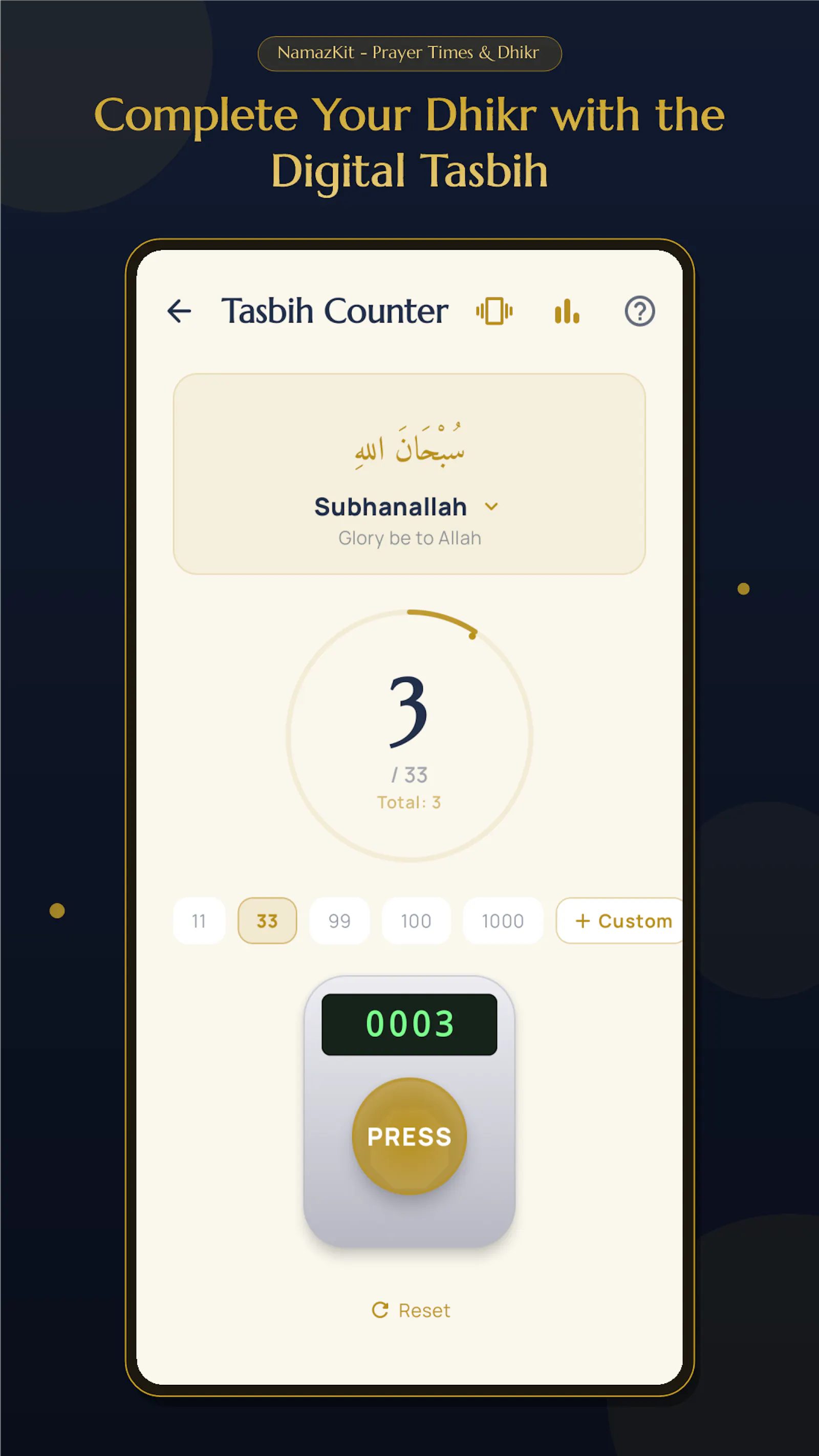 NamazKit-Prayer Times & Dhikr screenshot 2
