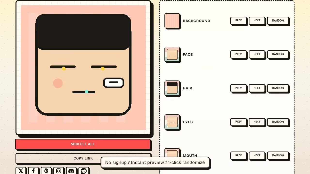 Square Face Generator gallery image