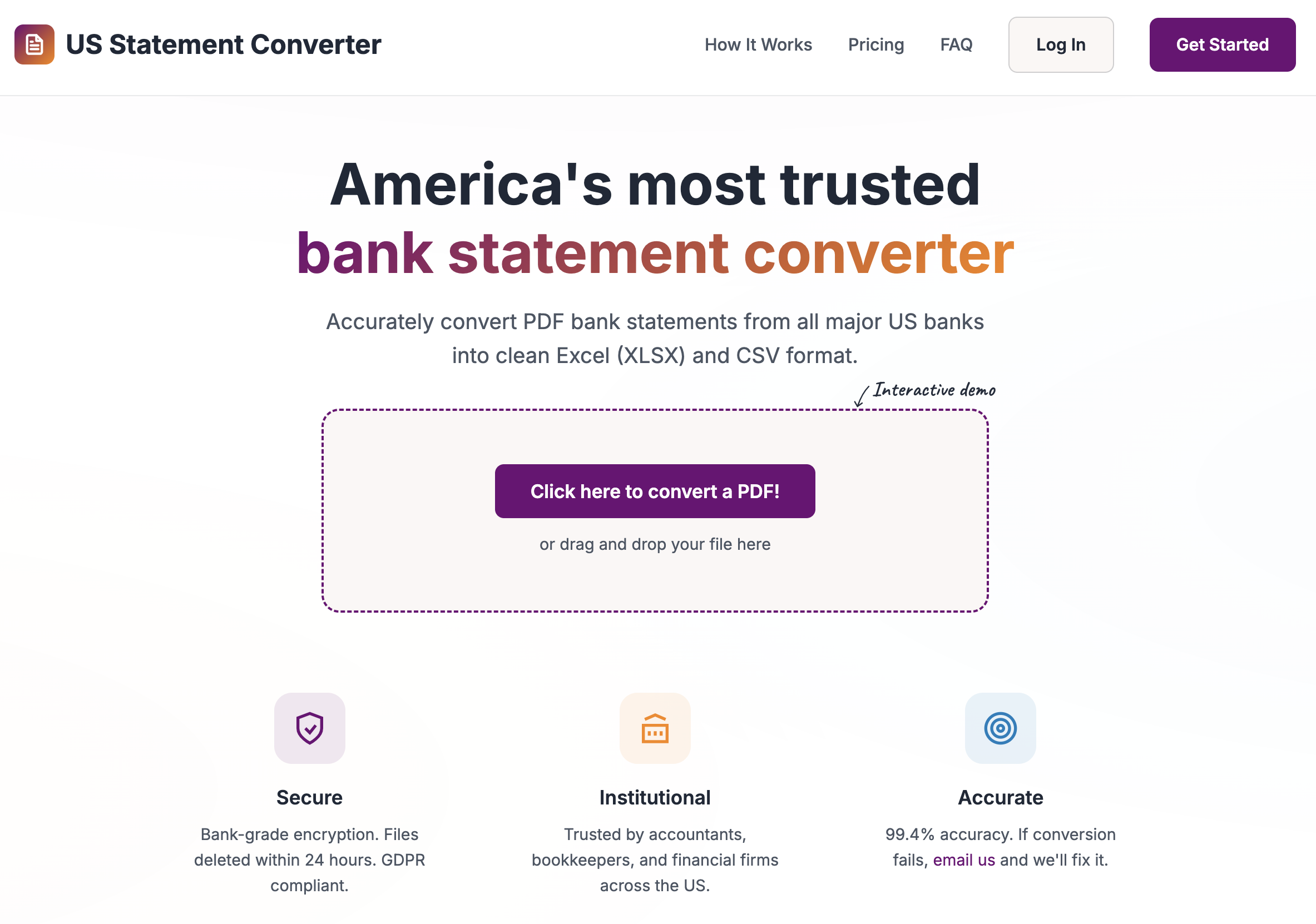 US Statement Converter gallery image