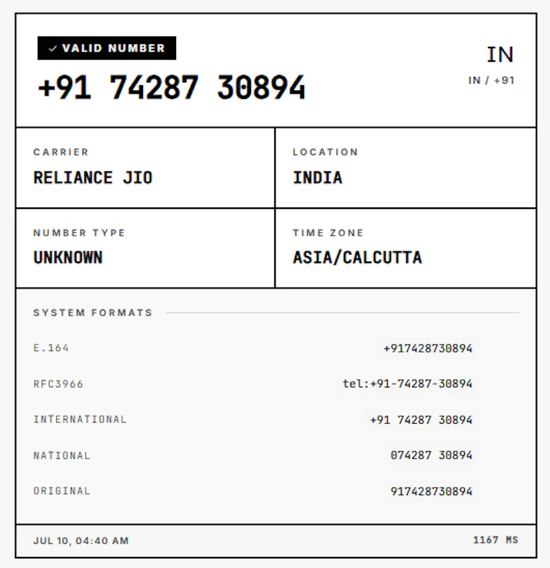 Numscope screenshot 3