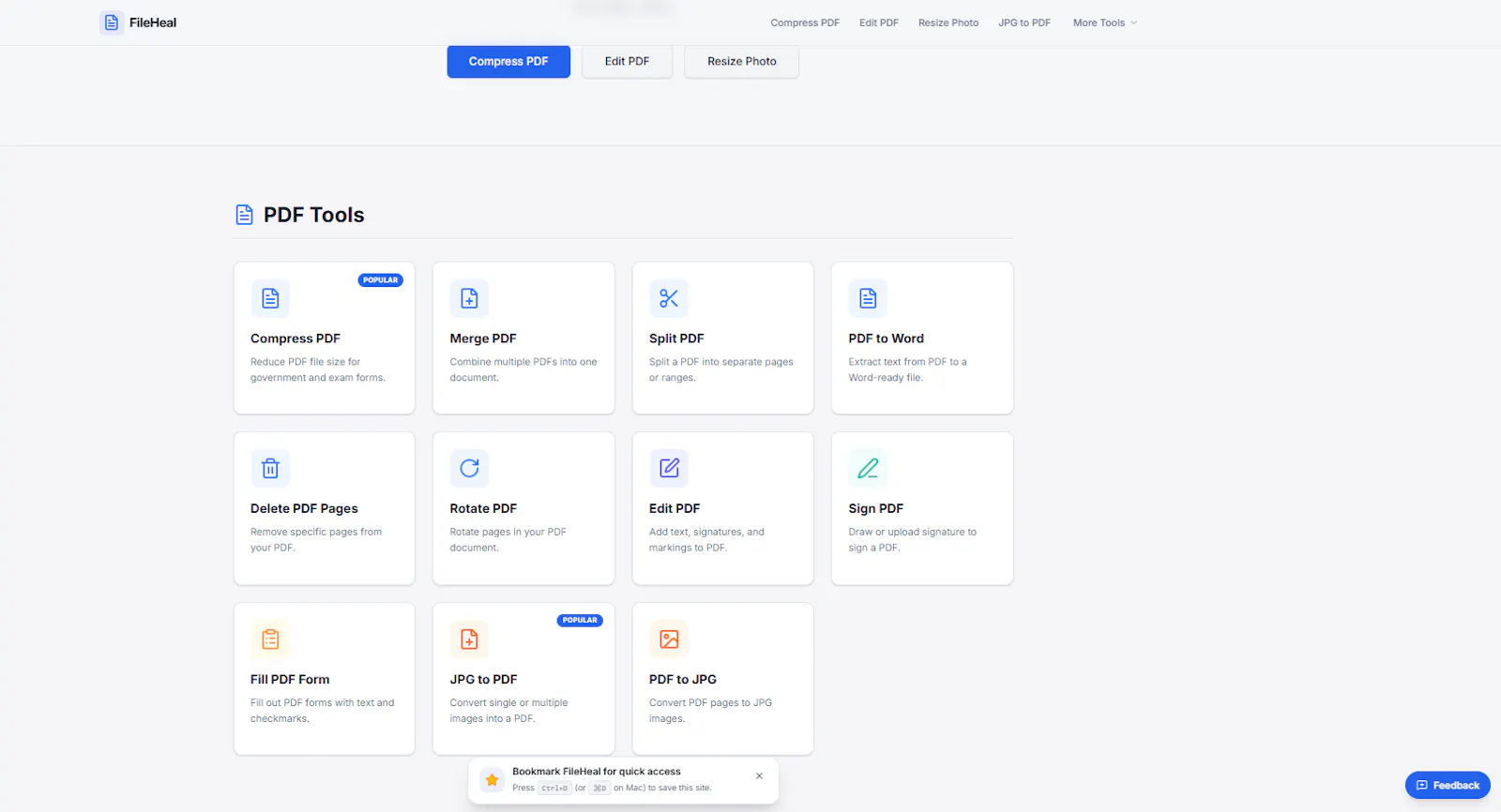 FileHeal.com screenshot 1