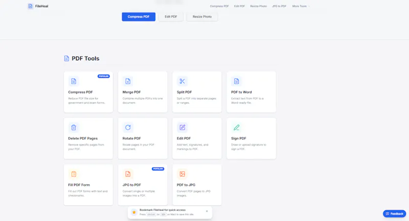 FileHeal.com screenshot 1