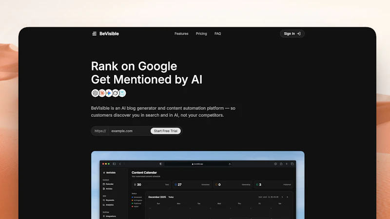 BeVisible screenshot 1