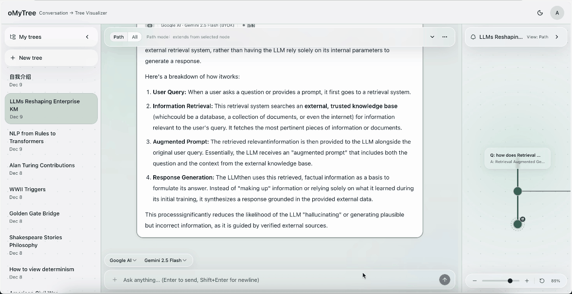 oMyTree - Screenshot 3 showing product features and functionality