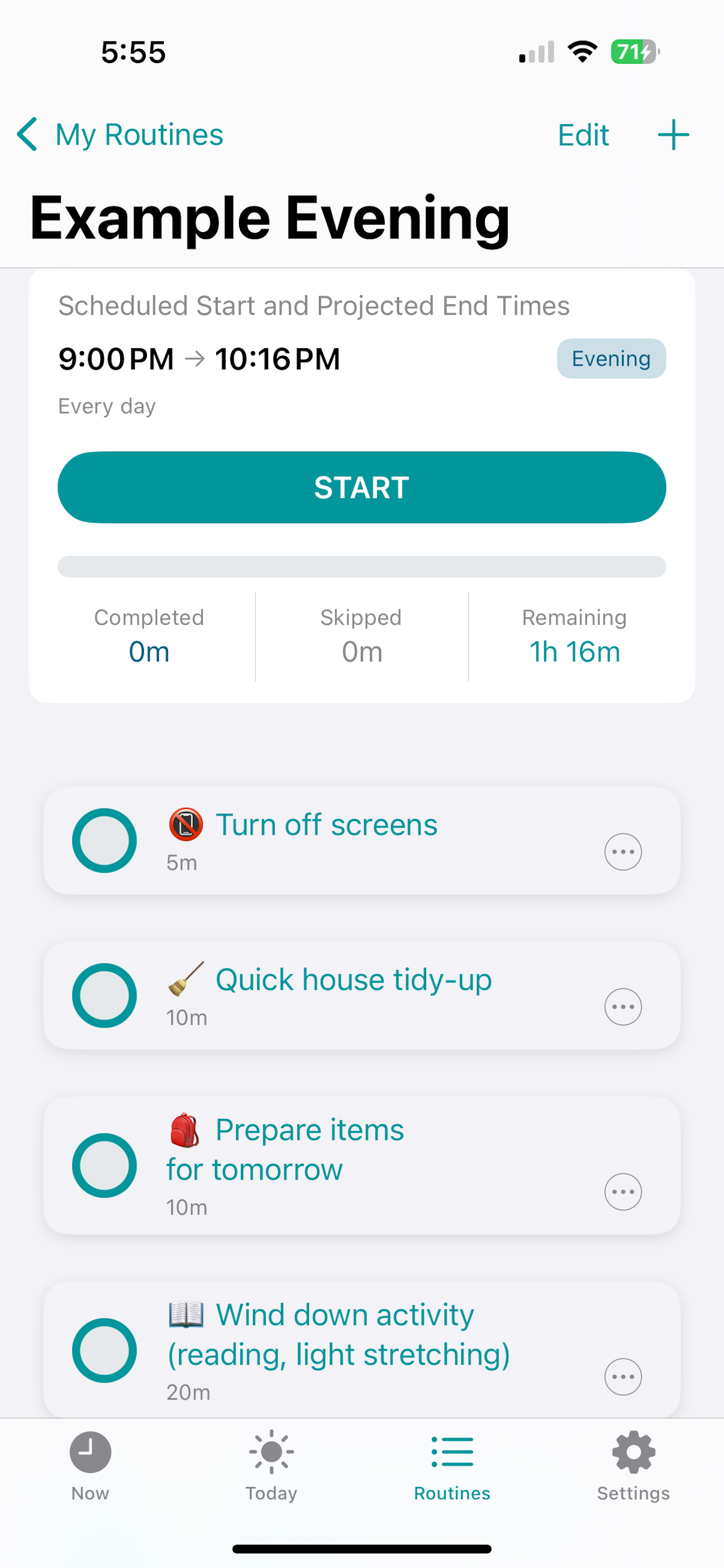 Time Stream - See your routines flow around life's changes & interruptions media 3