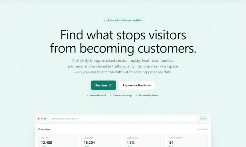 VisitVerity screenshot 1