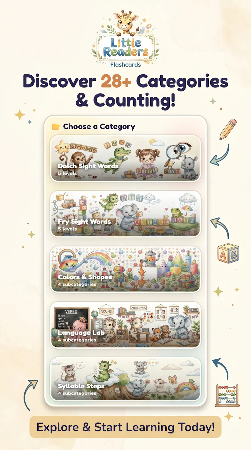 Little Readers Flashcards screenshot 1