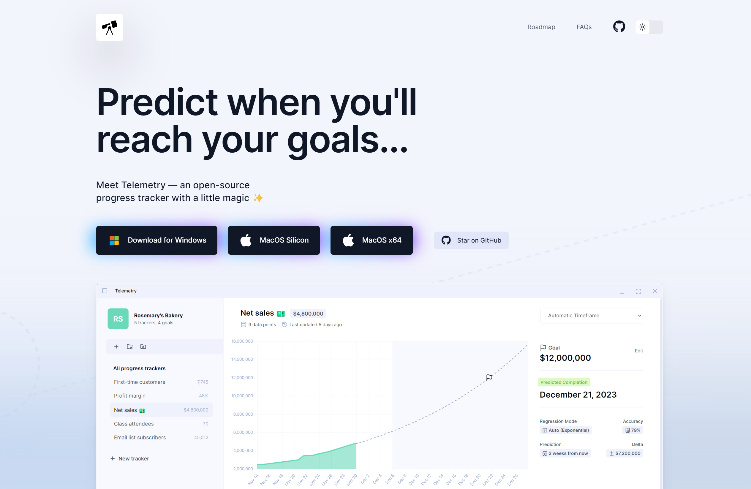 Telemetry gallery image