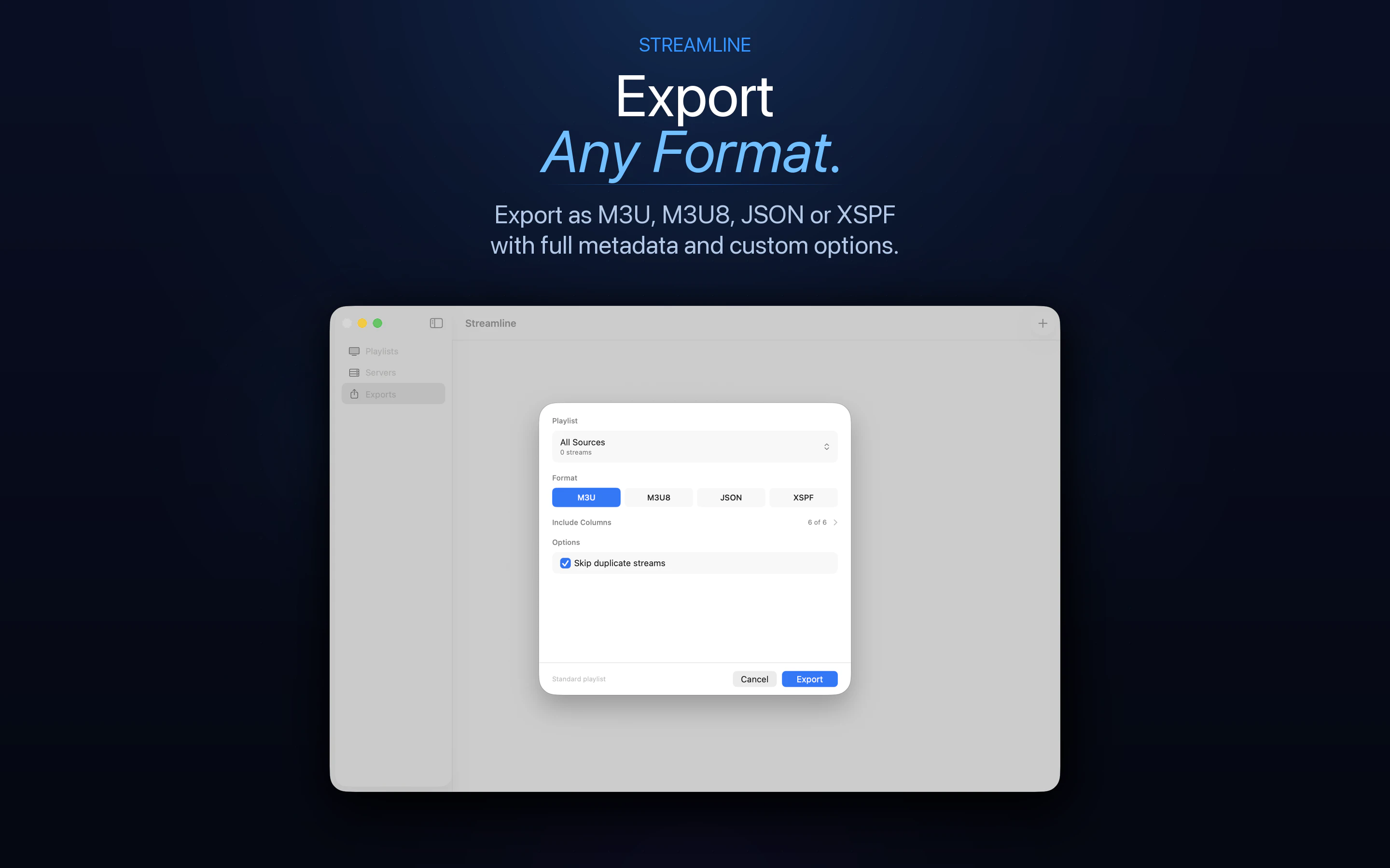 Streamline — M3U & IPTV Playlist Editor screenshot 6
