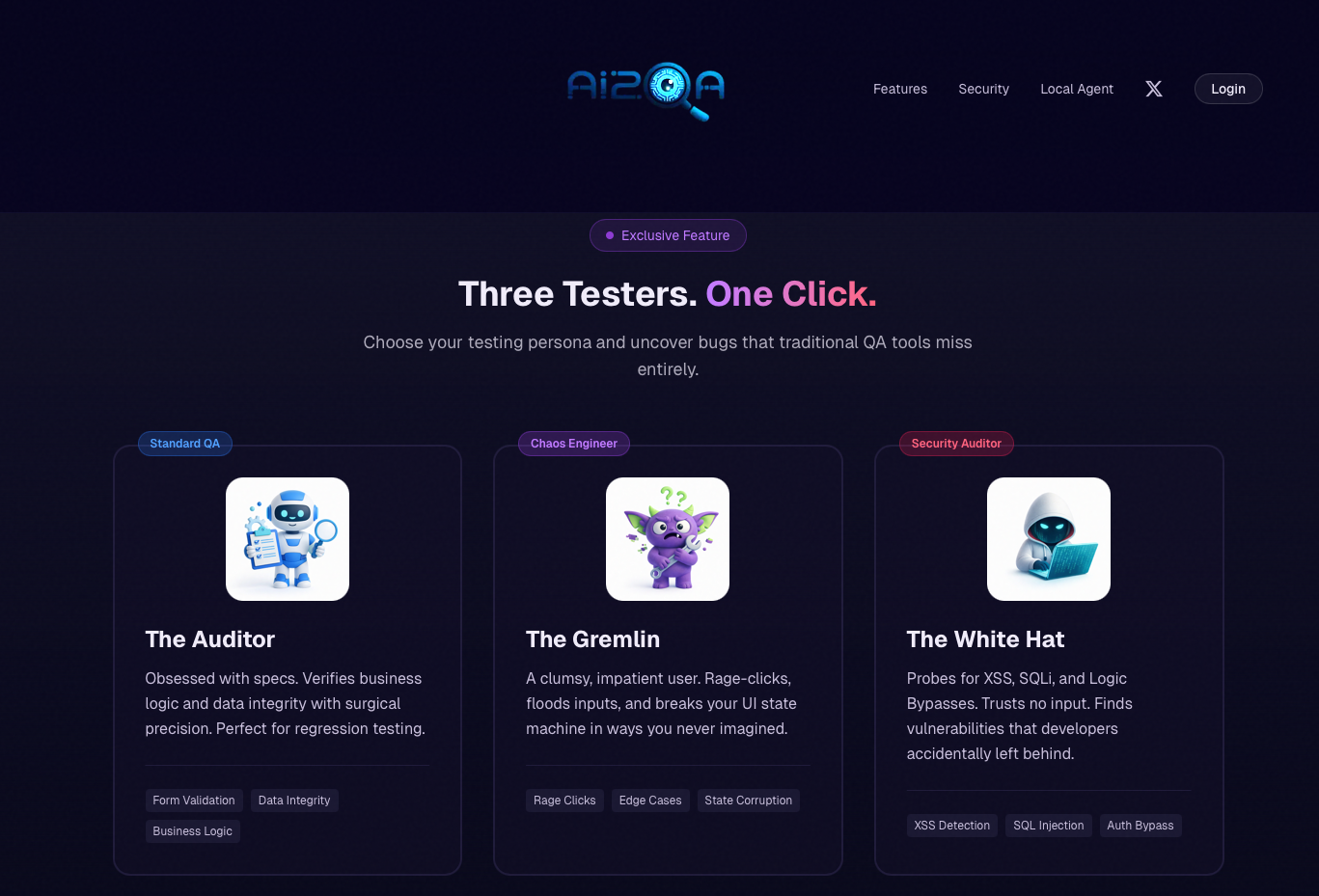 Ai2QA™ - Screenshot 2 showing product features and functionality