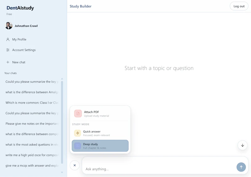DentAIstudy screenshot 2