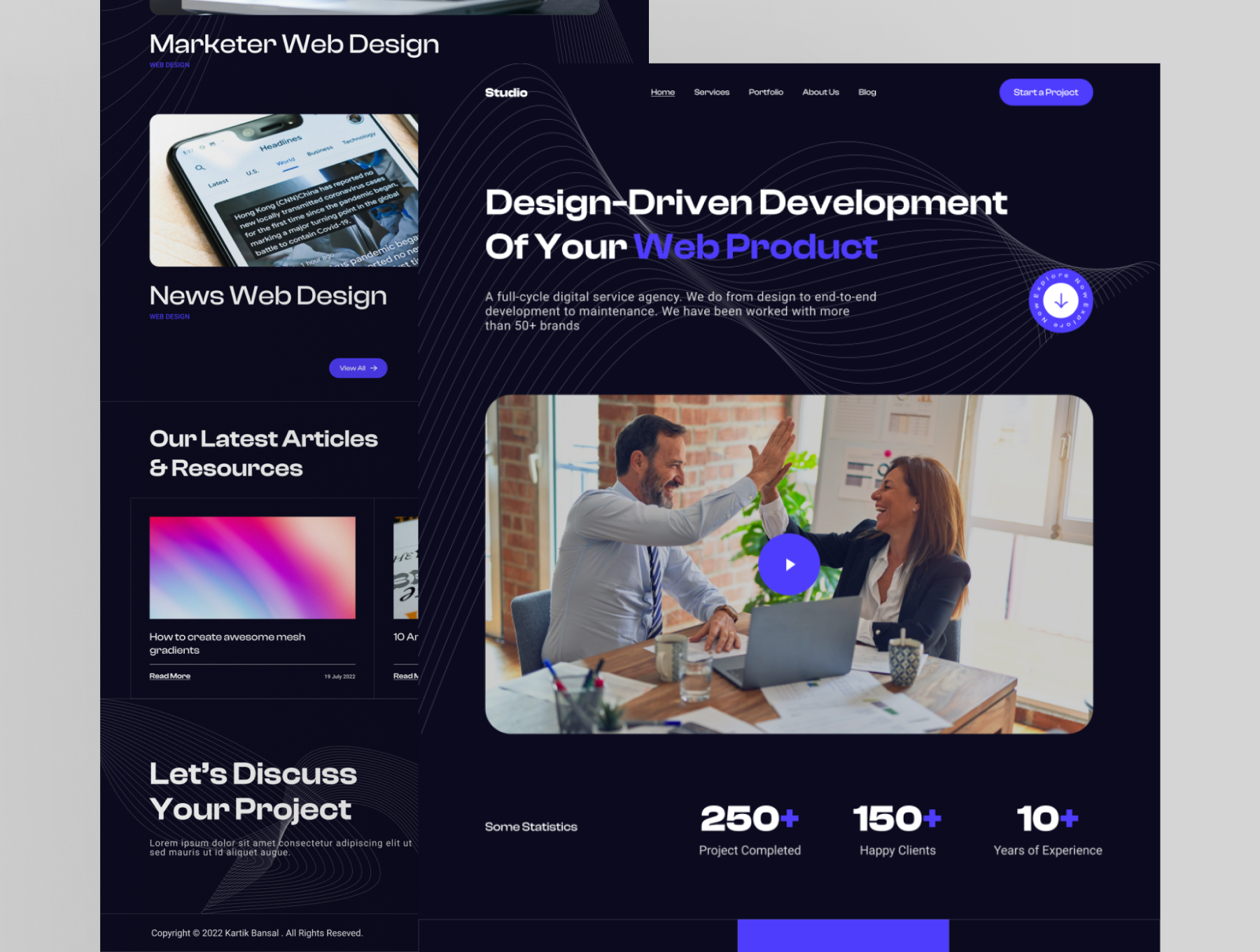 Landing Page UI Kit gallery image
