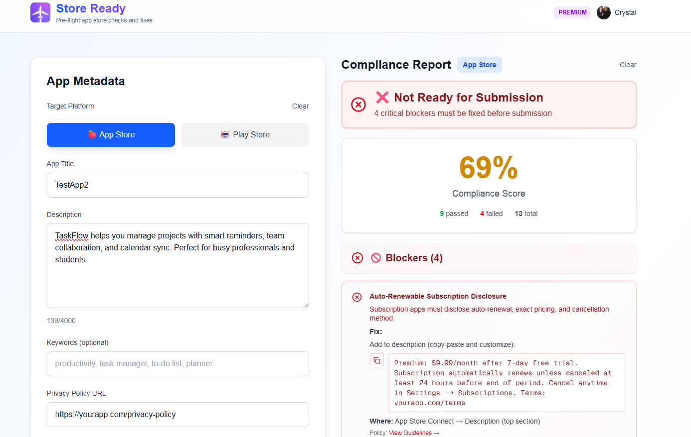 Store Ready - Main product screenshot demonstrating key features and user interface