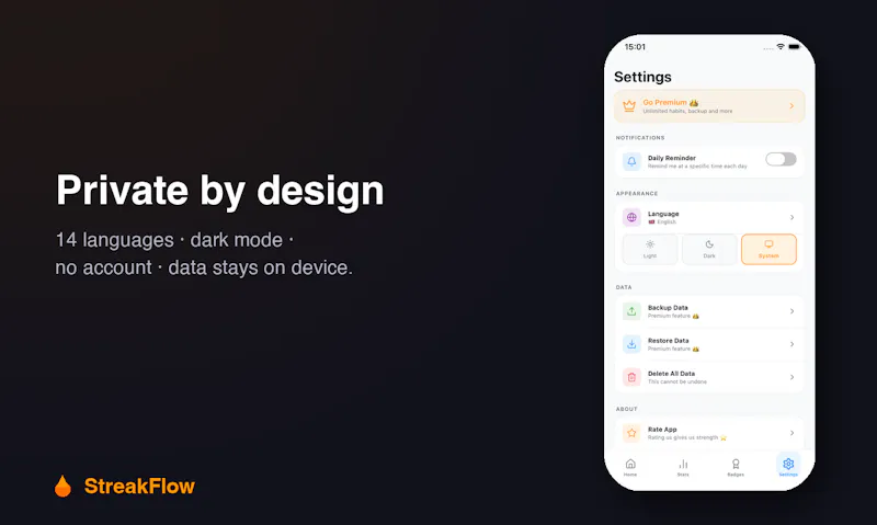 StreakFlow screenshot 2