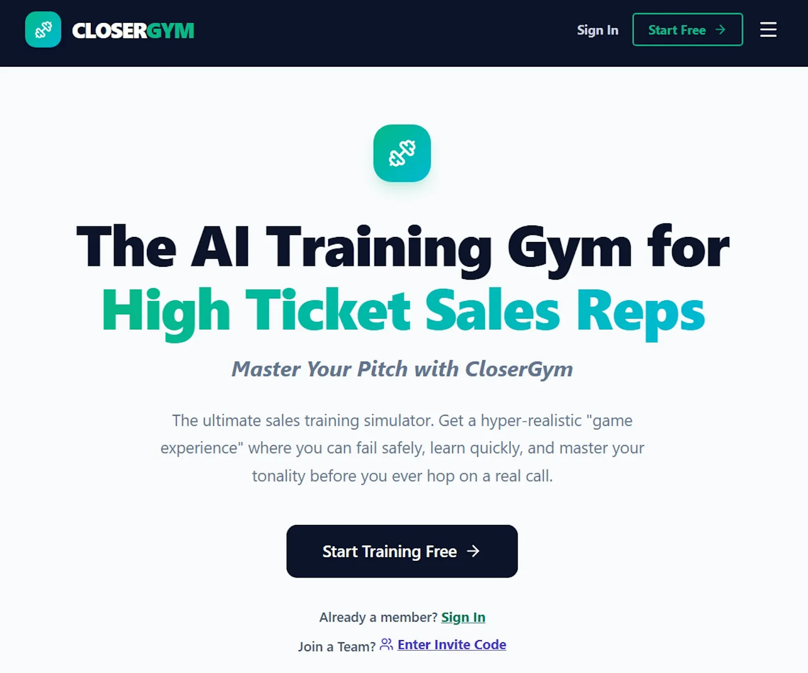 CloserGym screenshot 2