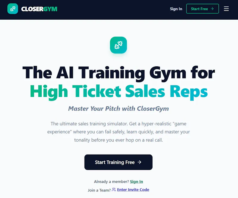 CloserGym screenshot 2