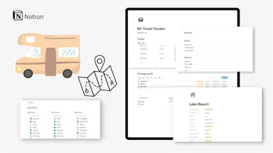 Notion RV Travel Tracker gallery image