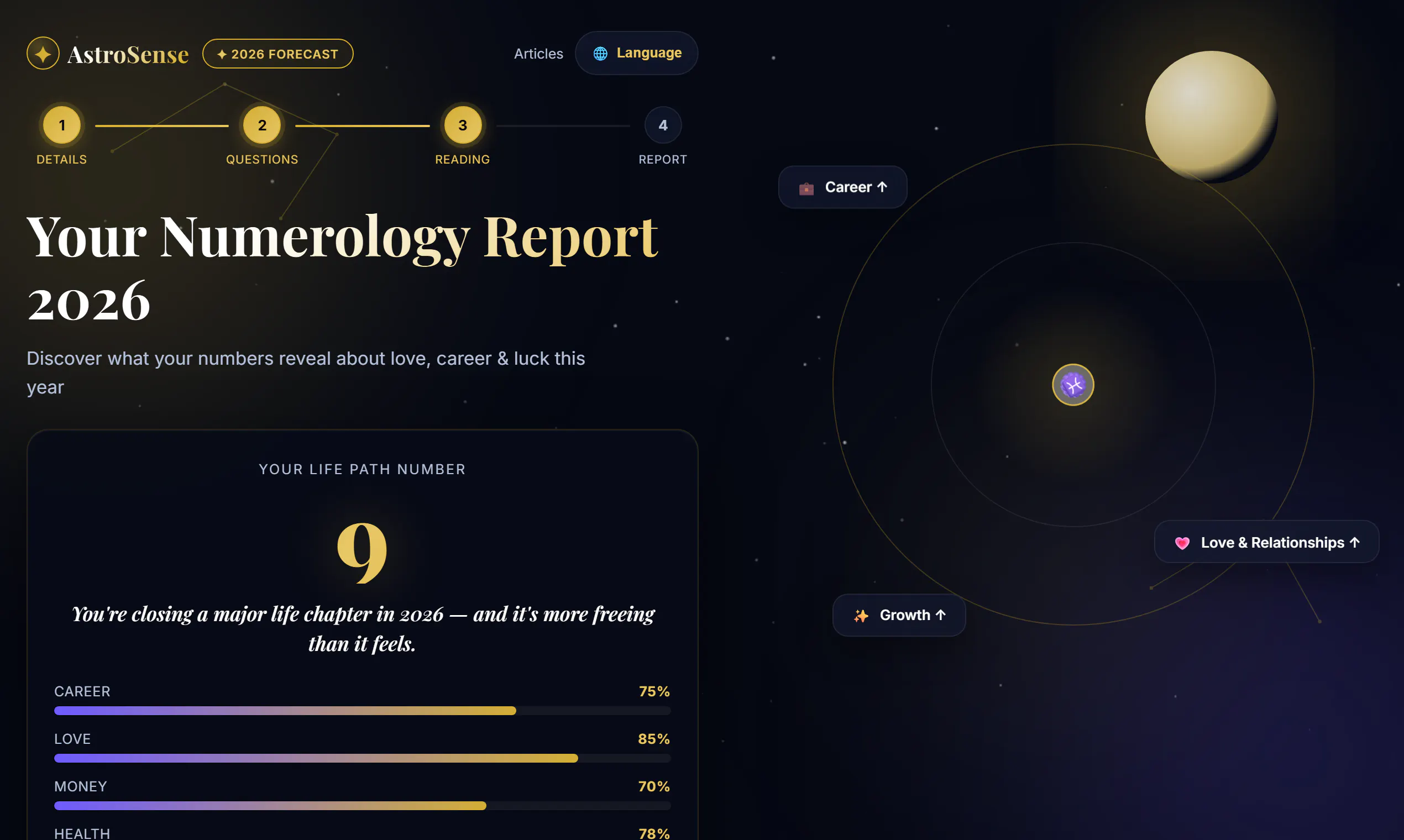 AstroSense — Your 2026 Numerology Report gallery image