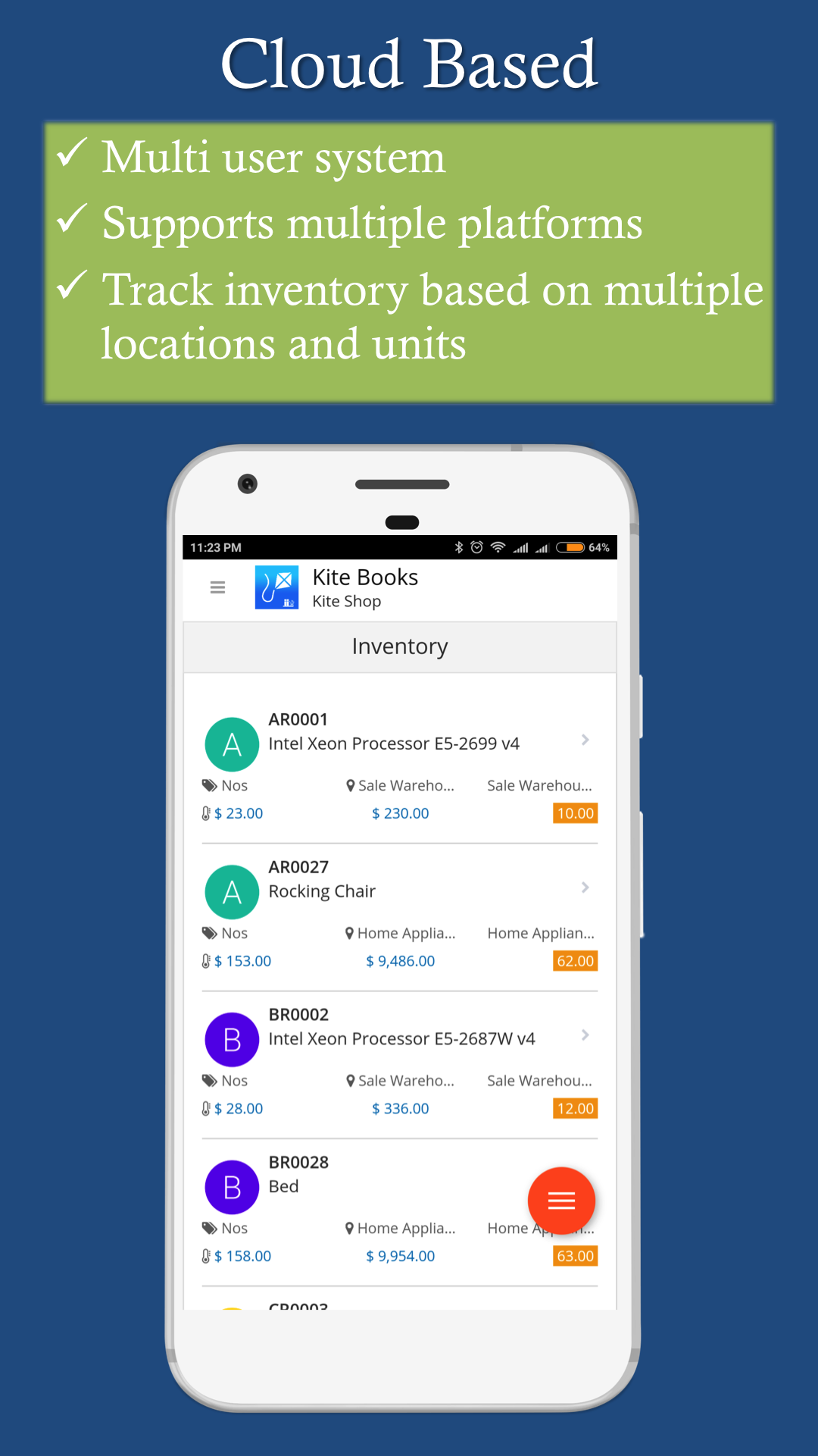 Kite Books : Invoice, Inventory and Accounting App gallery image