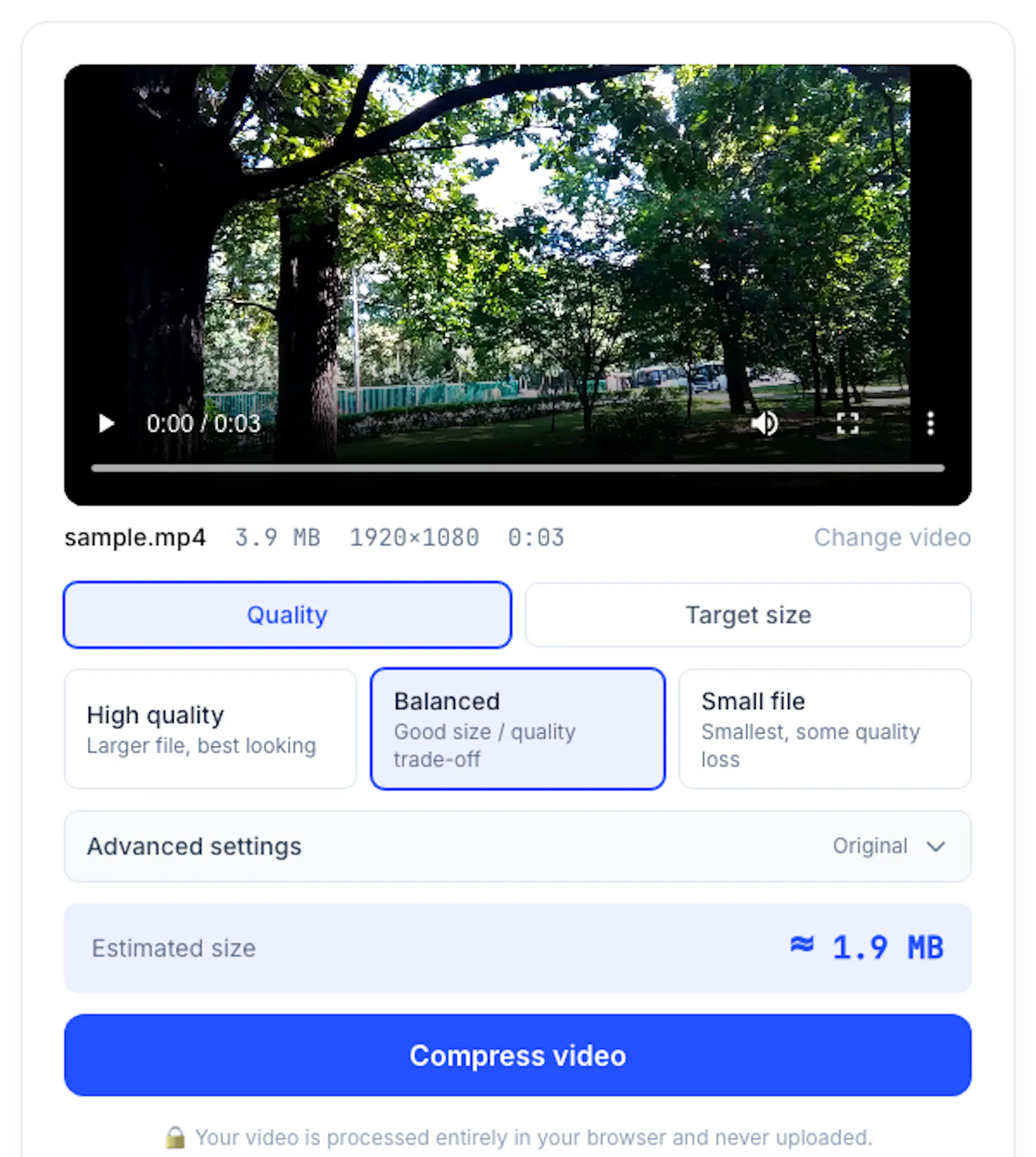 VideoCompress screenshot 4