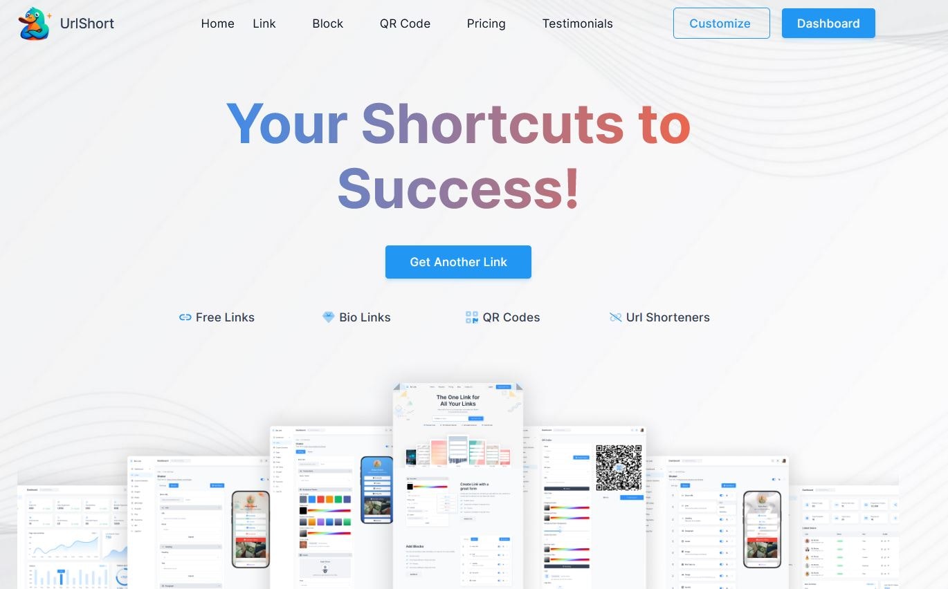 startuptile URLSHORT-Your shortcut to success