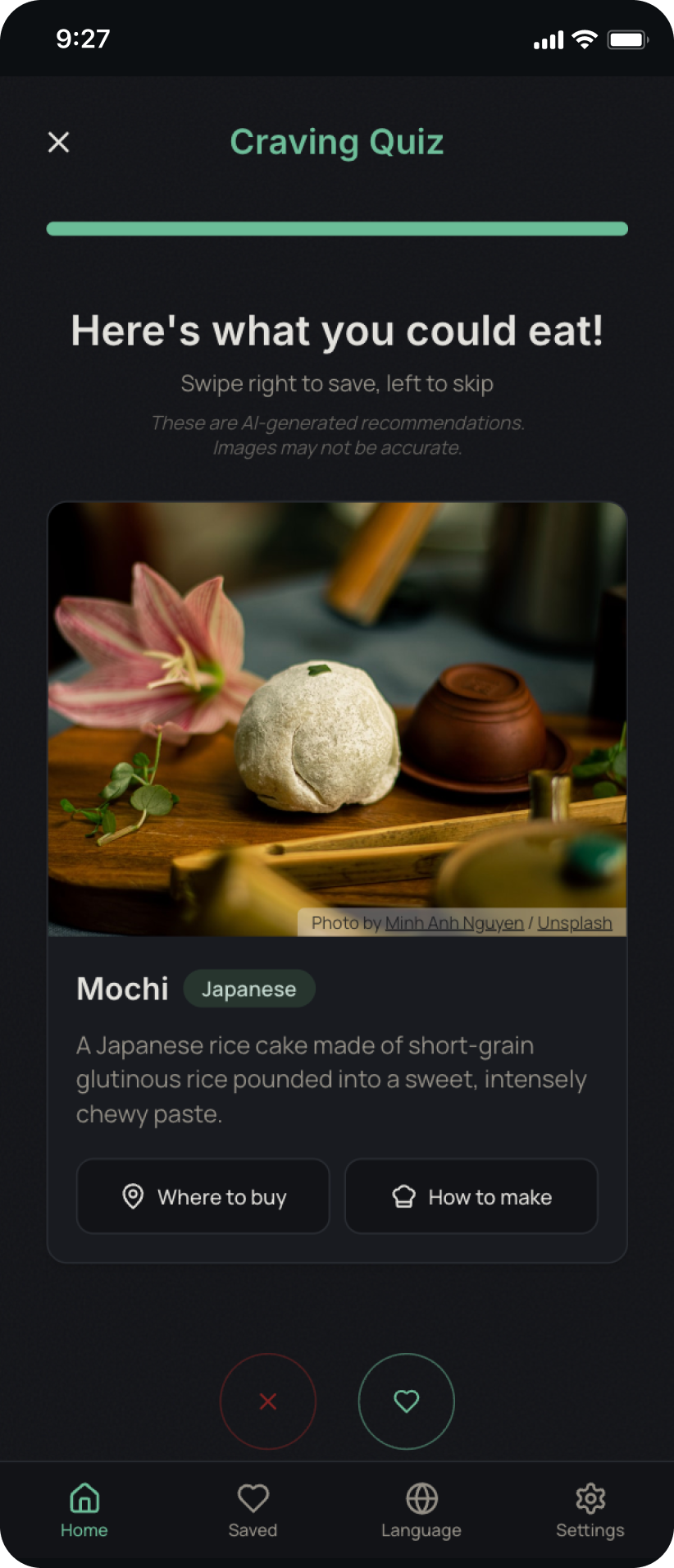 What Can I Eat? — Food Recommendations gallery image