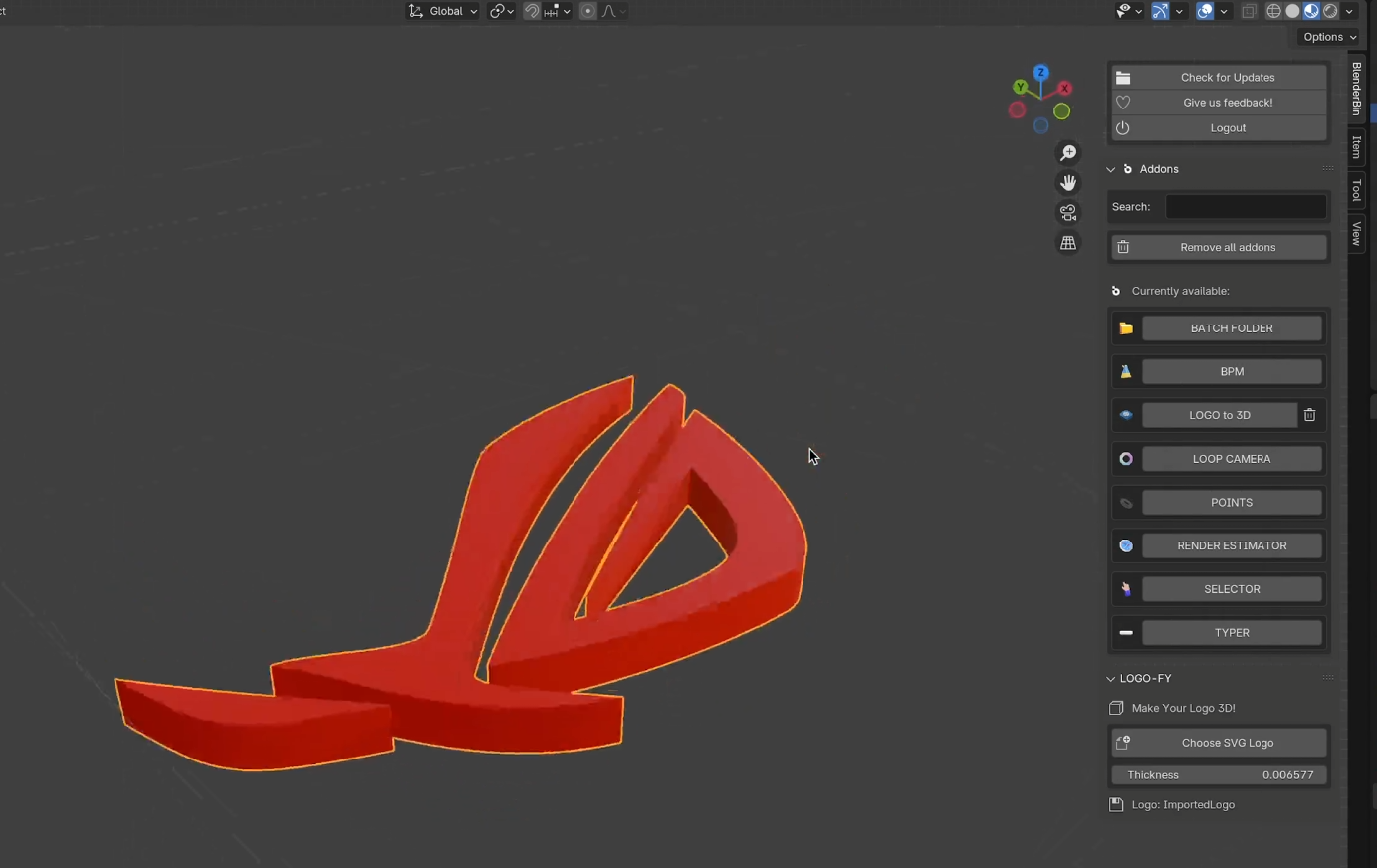 BlenderBin gallery image