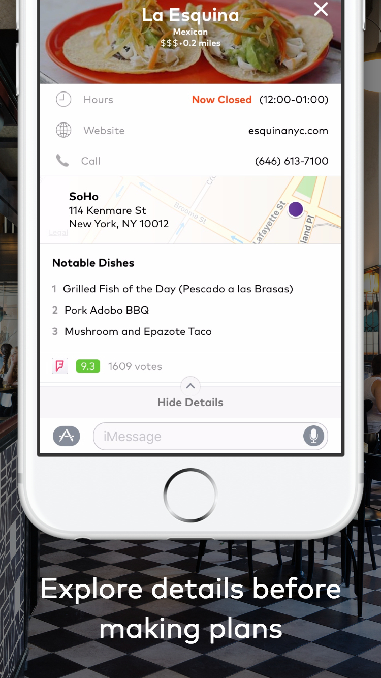 DINE by Tasting Table for iMessage gallery image