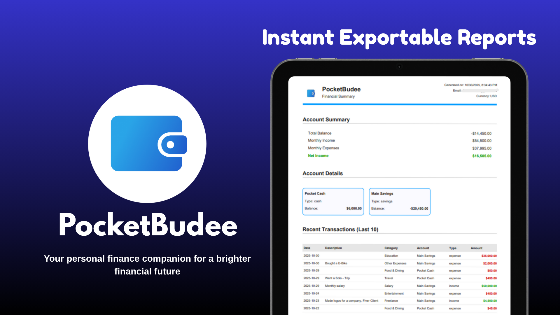 PocketBudee gallery image