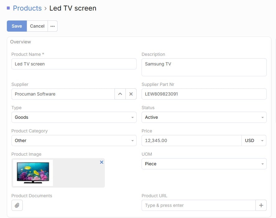 Procuman Community Edition - Main product screenshot demonstrating key features and user interface