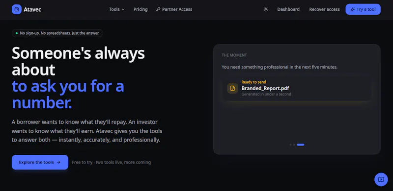 Atavec screenshot 1