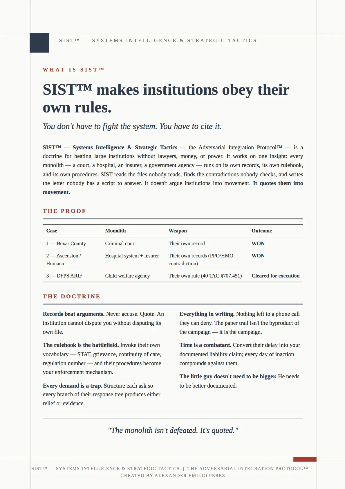 System Intelligence & Strategic Tactics gallery image