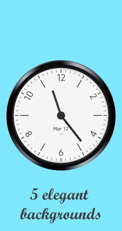 Média Visage de montre analogique dynamique - Personnalisation et personnalisation ultime pour les appareils de système d'exploitation 5