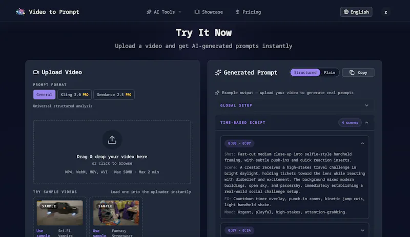Video to Prompt screenshot 2