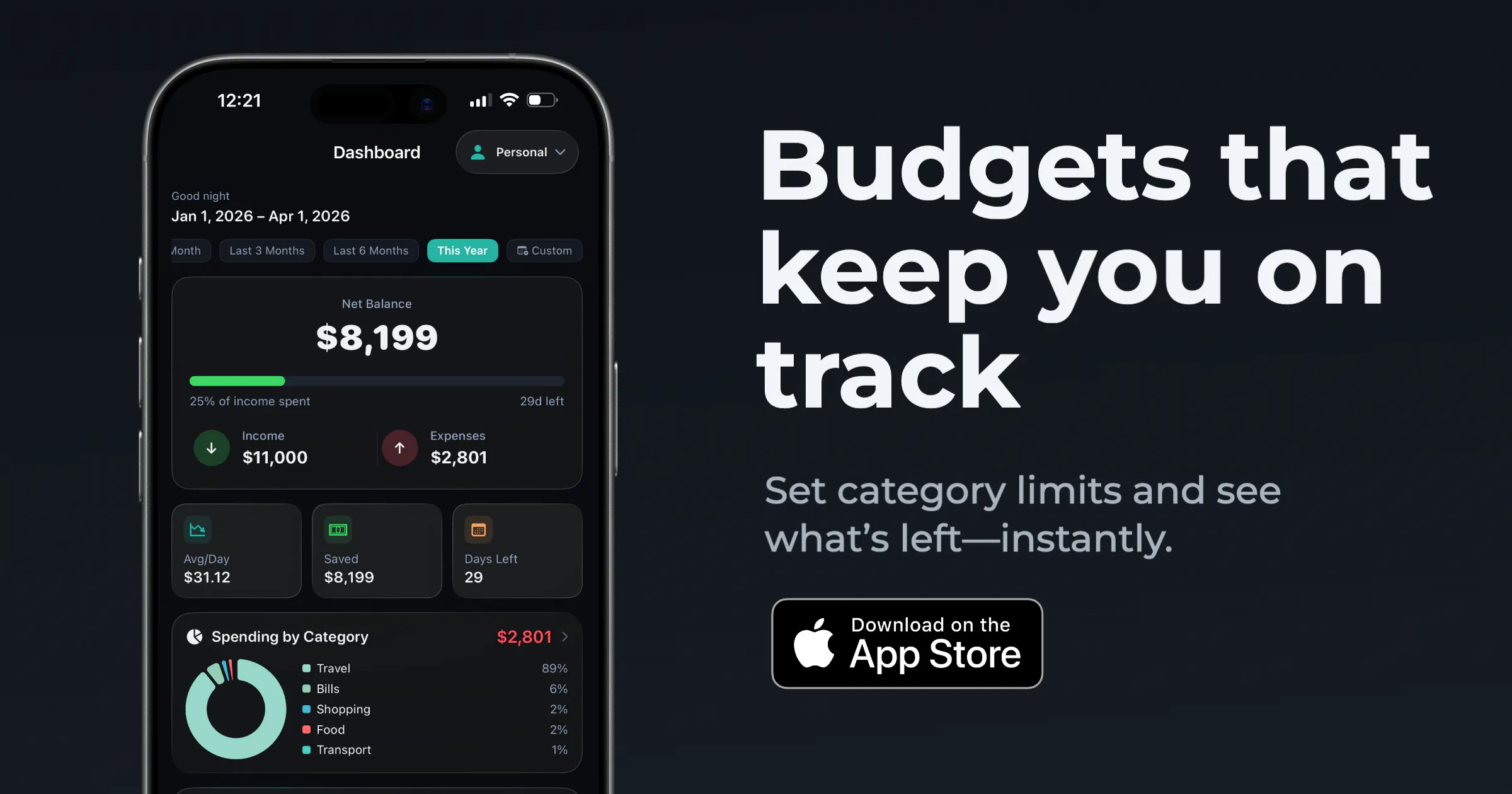 Spendaq: Expense Tracker 제품 배너